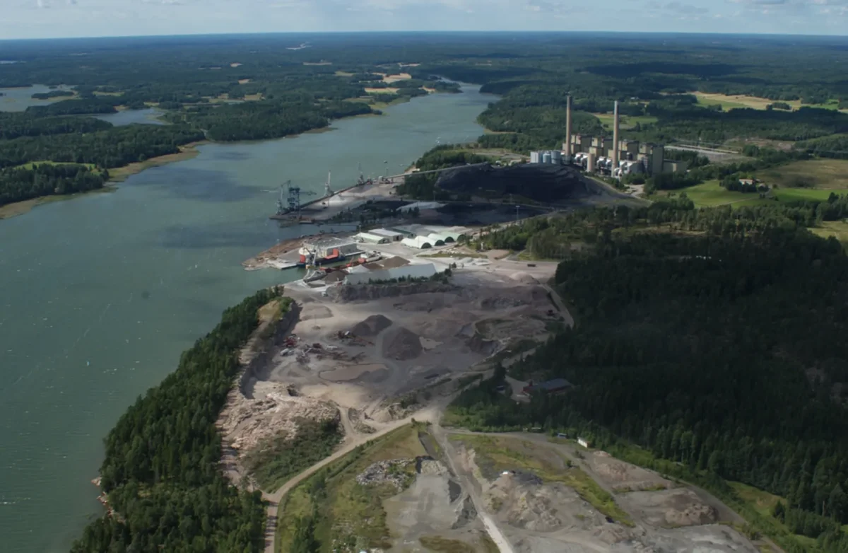 Lentokuva Fagervikenistä vuodesta 2005